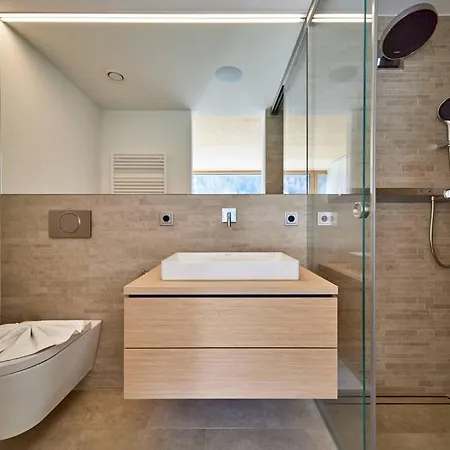 Modern With Private Pool, Sauna And Fireplace